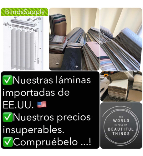 Imagen 10 de 10 de Persianas Verticales Fabricación A La Medida