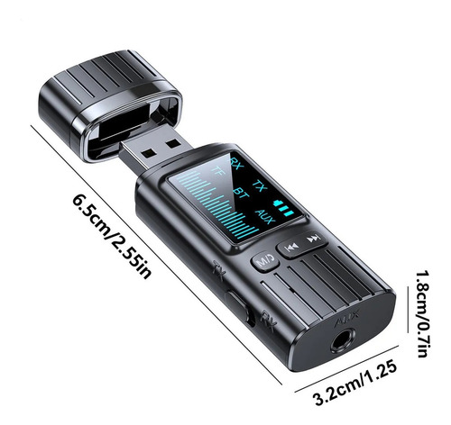 Receptor Digital Bluetooth Transmisor De Audio 2 En 1