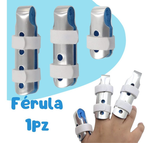 Férula Para Dedo Inmovilizador Catre Ajustable Velcro Cómoda