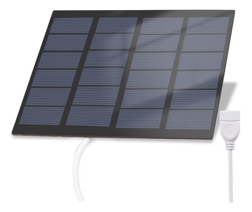 Cargador, Cargador Impermeable, Solar, Panel Portátil De 5 W