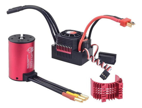Motor Impermeable 1:10 Rc Buggy Sin Escobillas Y 80a Esc 366