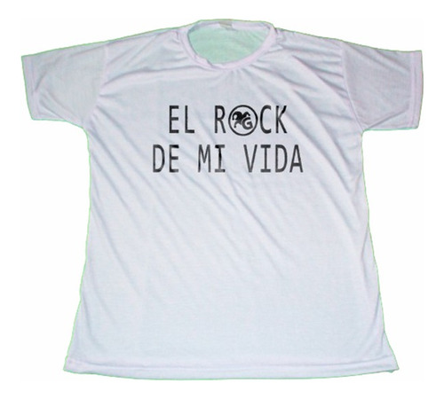 Remera Guasones - El Rock De Mi Vida - Blanca