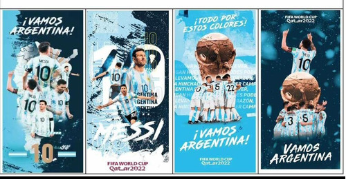 Imagen 2 de 2 de Toallon Argentina Campeon Mundial 2022 Varios Modelos