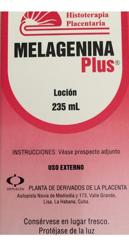 Vitiligo Cubano Original Estrato Alcoólico De Placenta Humana