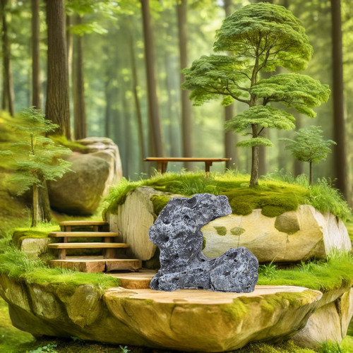 Rocha De Paisagem Artificial: Modelo Mini Rockery Para Ambie