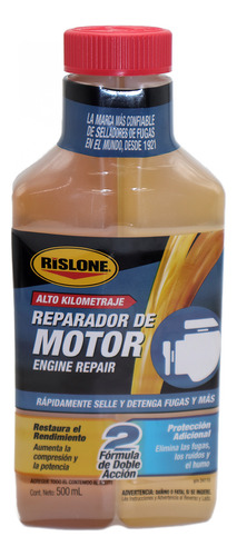 Reparador Motor Elimina Fugas Alto Kilometraje Rislone 500ml