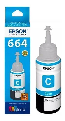 Imagen 1 de 4 de Tinta Epson Original T664220 T664 L355 L380 L395 L495 L1300