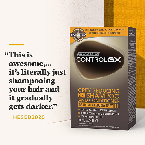 Imagem 8 de 9 de Shampoo Control Gx® + Condicionador - Redutor De Grisalhos
