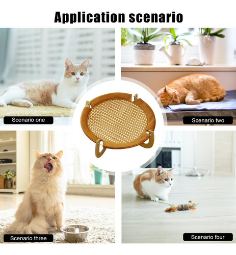 2025 Cama For Gatos De Ratán Colchón De Ratán For Gatos