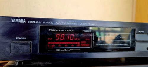 Tuner Radio Yamaha T-420 Am.fm Stereo Memorias Excelente 