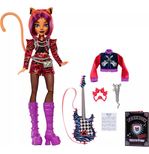 Muñeca Toralei Fearbook Monster High Accesorios Musicales