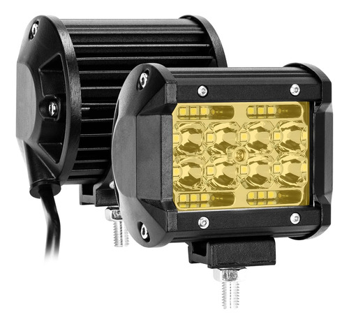 Led Amarillo Antiniebla Ychow-beam De 4 Pulgadas, 2 Unidades