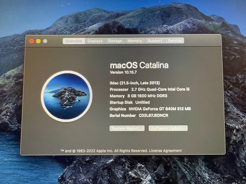 iMac 2012 1 Tb (Usado)
