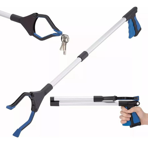 . Basura Reacher For Recoger Plegable Con Pinza Giratoria