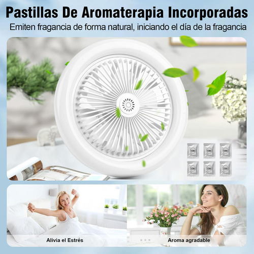 Yy Goxawee® Ventiladores Silencioso Control Remoto Led