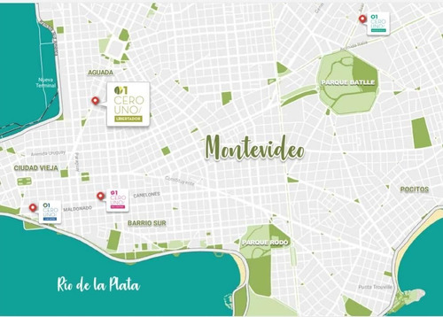 Imagen 11 de 12 de Venta Apartamento 3 Dormitorios Aguada