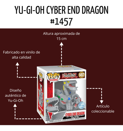 Funko Pop! Animation Yu-gi-oh Cyber End Dragon #1457