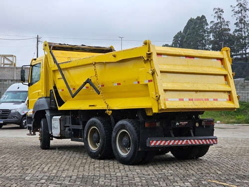 Mb Axor 3344 6x4, Aut. C/ Caçamba Meia Cana 14m3