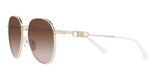 Lentes De Sol Empire Light Gold Michael Kors Mk1128j123313 Color Dorado Varilla Dorado Armazón Dorado