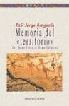 Libro Memoria Del Territorio  De Aragones Arias Raul