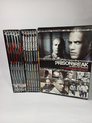 Prison Break 1 E 2 Temporadas Box Ed Colecionador - Raro (Usado)