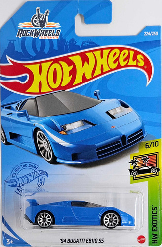 Hot Wheels '94 Bugatti Eb110 Ss Azul