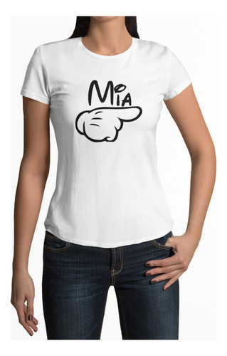 Par De Blusa Playera Mujer Talla Extra Parejas Orgullo Mia