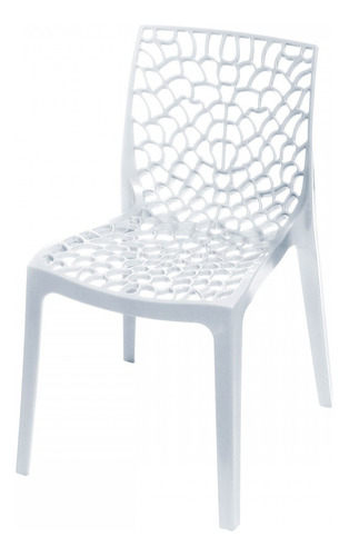 Cadeira Gruvyer Pp Branco 1148 - Or Design