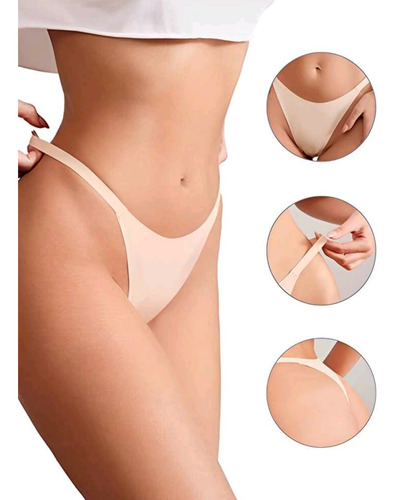 Calzones Invisibles Pack 3 Unid./ Calzones Nude Sin Costura