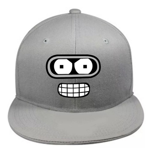 Gorra Plana Snapback Futurama Bender Series/comic/anime