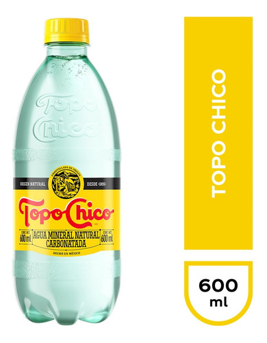 Agua Mineral Natural Topo-chico (12 Piezas De 600 Ml. C/u).