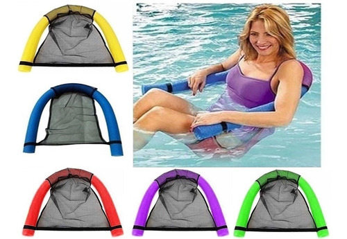 Kit Boia Espaguete Cadeira Flutuante De Piscina 2 Unidades