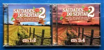 Comprar Cd Saudades Do Sertão 2  = Cds 1, 2, 3, 4 = 2 Cds Duplos