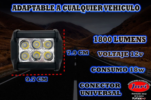 Imagen 3 de 6 de Faros 6 Led Tipo Concha 8 Pzas.
