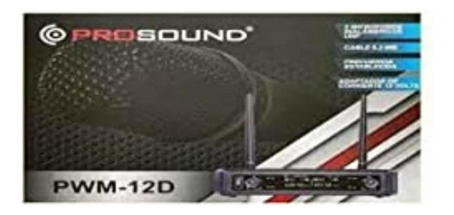 Prosound Pwm-12d Microfono Inalambrico