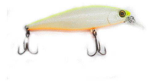 Isca Artificial Squadminnow 80sp Chartreuse Back Pearl