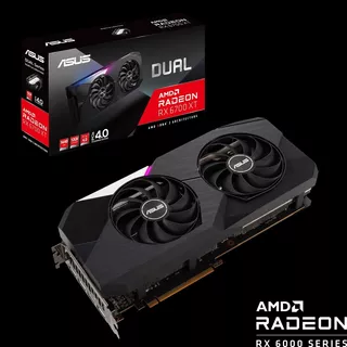 Placa De Video Amd Asus Dual Radeon Rx 6700 Xt Oc 12gb Gamer