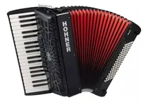 Comprar Acordeón A Piano Hohner Bravo Iii 96 Bajos Negro Con Funda