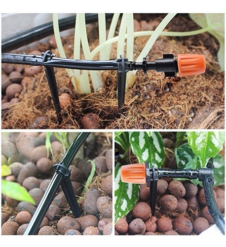 Kit De Riego Sistema Automático Por Goteo/aspersor 25m