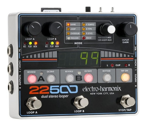 Pedal 22500 Dual Stereo Looper