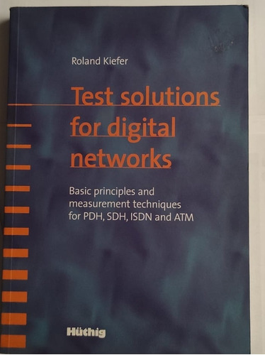 Libro Test Solutions For Digital Networks