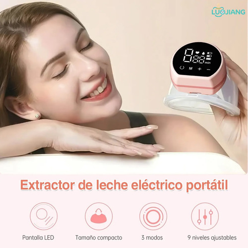 Extractor De Saca Leche Eléctrico Portátil Manos Libre 3mode