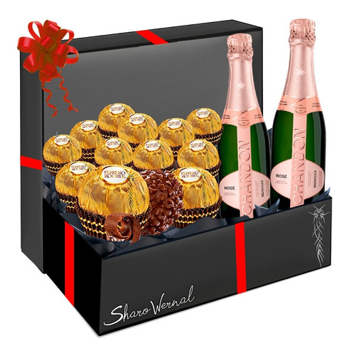 Ferrero Rocher Chocolates Chandon Champagne 187 Ml. Regalos