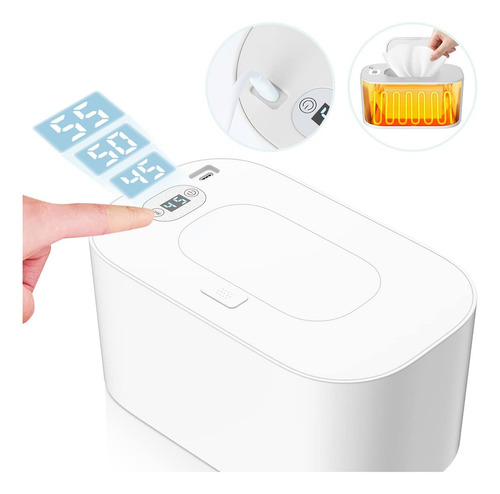Calentador De Toallitas Húmedas Termostato Usb Para Bebés