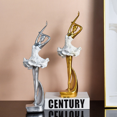 Estatua De Bailarina Para Decoración De Mesa: Figura Artísti