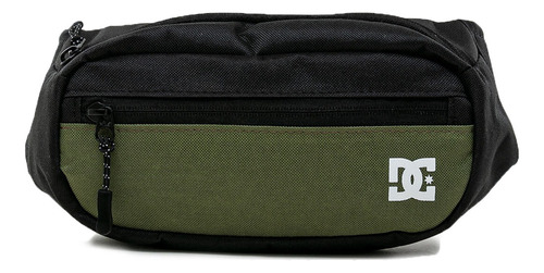 Riñonera Dc Lifestyle Hombre Clash (vem) Negro-verde Blw Color Verde-negro