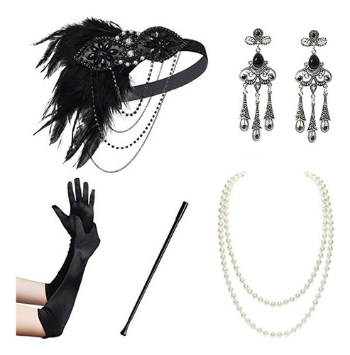 . Juego De Accesorios Gatsby Great De Los Años 20 For