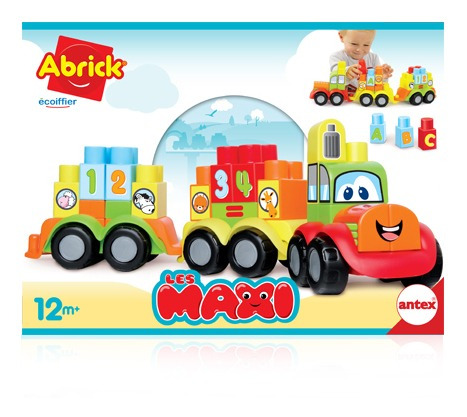 Abrick Maxi Tren Bloques Para Armar Letras Números Didáctico