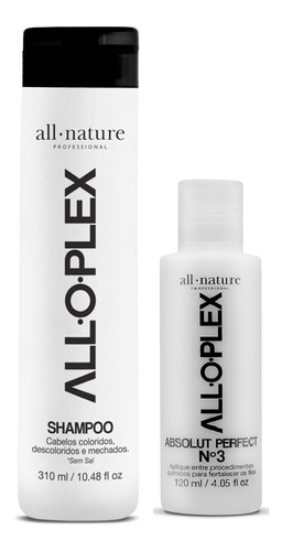 Alloplex Passo 3 E Shampoo Cabelos Descoloridos All Nature