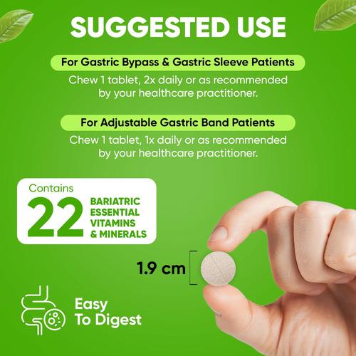 Barislim Multivitaminas Masticables Post Cirugía 60 Tab